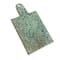Hello Honey® 13.75" Green Matte Stoneware Cheese Board with Leather Tie
